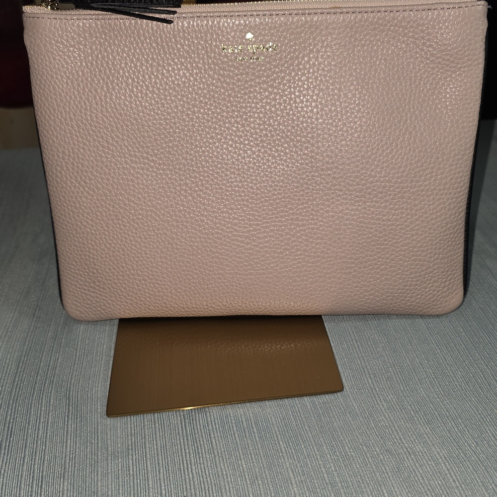 Kate Spade Pink and Black Clutch